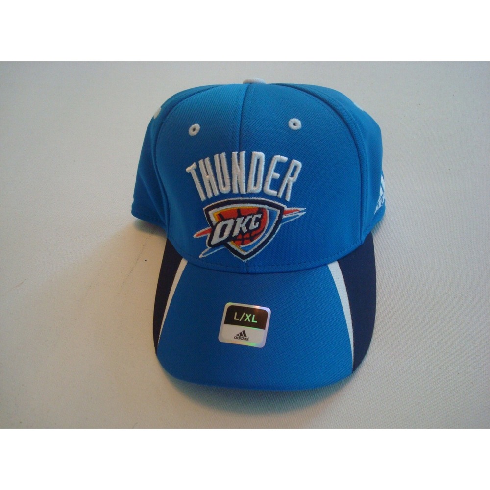 OKALHOMA CITY THUNDER FITTED SZ L/XL BEACH DEADSTOCK HAT CAP VINTAGE P4
